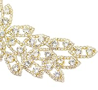 Vista 73 de PEARLY JUN Apliques de diamantes de imitación de plata con apliques de diamantes para vestidos, costura a mano, proyectos de manualidades, ropa