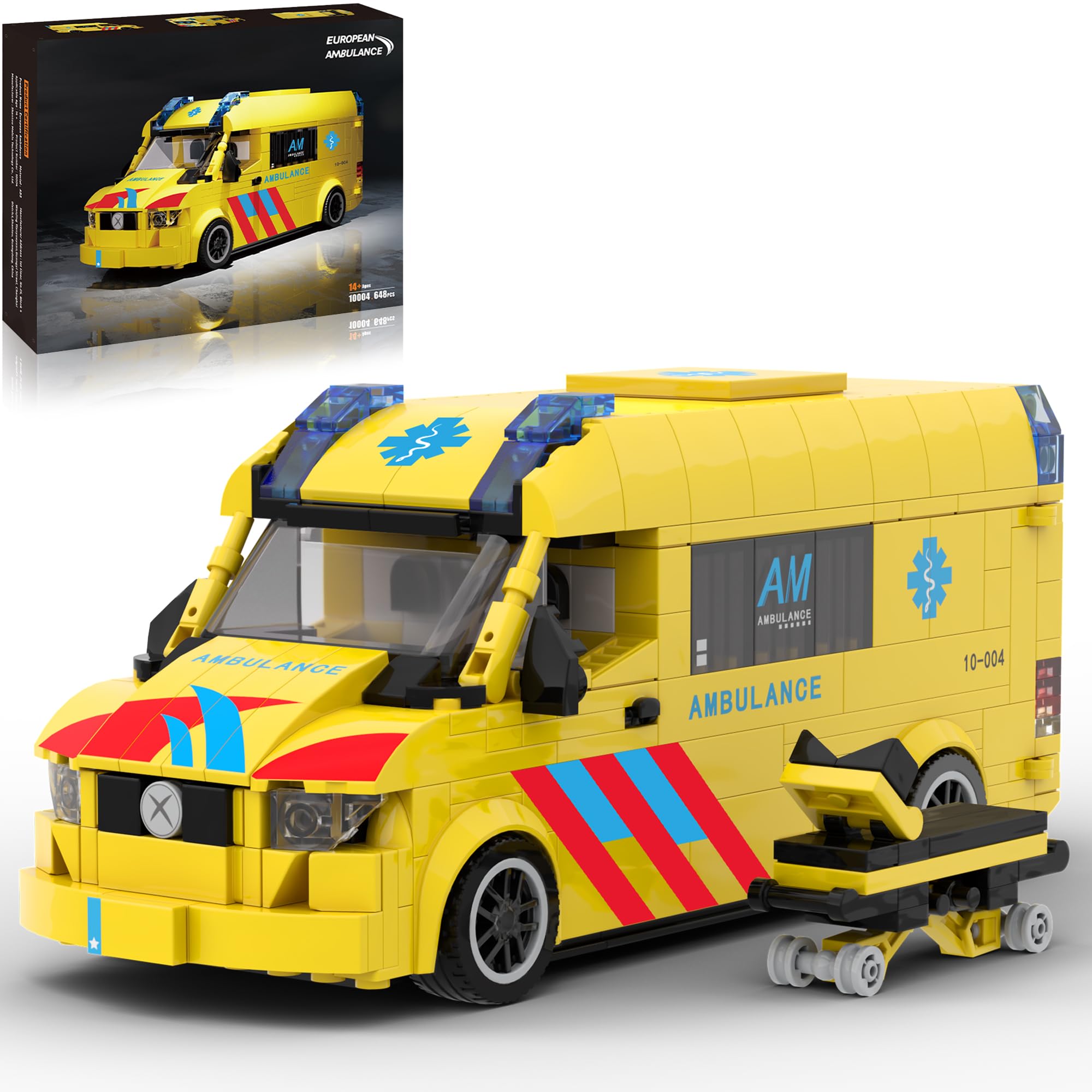 Amazon.com: Ambulance Building Set, International Rescue Vehicle