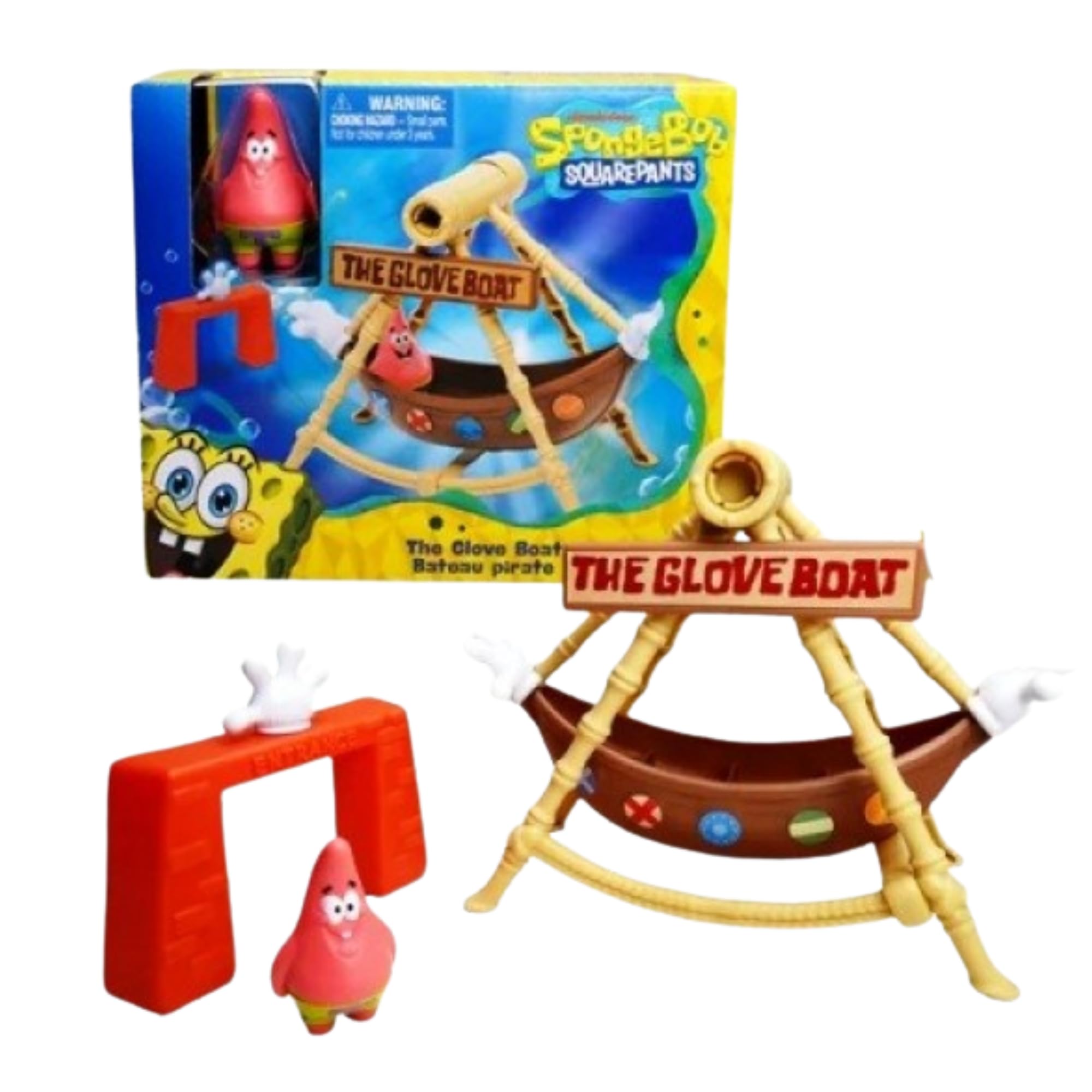 Spongebob Squarepants Character Figure Playsets - (The Glove Boat)