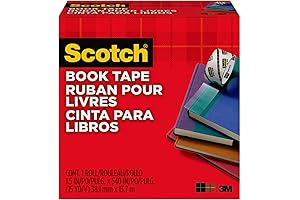 Scotch Book Tape 1.5 Inch: For Repairing, Reinforcing, Protecting, and Covering