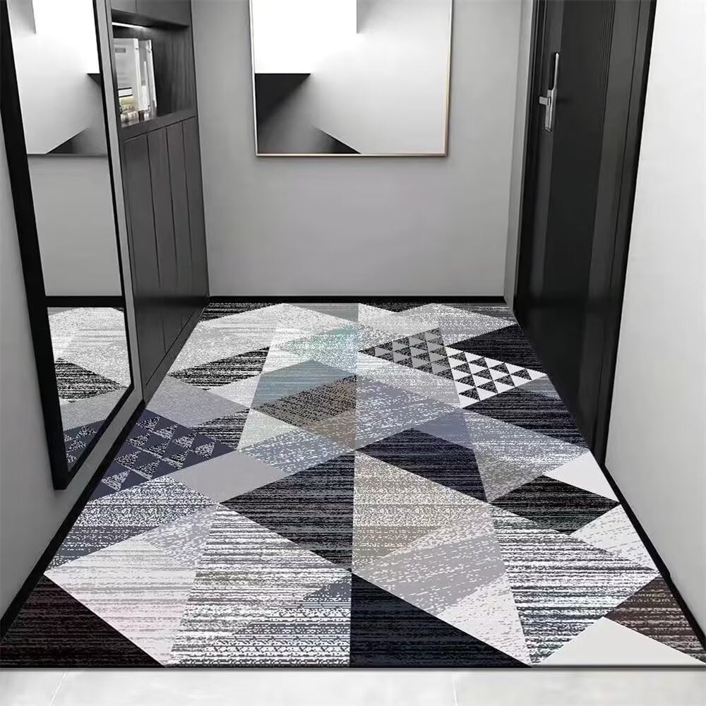 Carpet Chambre Tapis décoratif géométrique TiLEze 140X200cm pour déco bureau