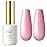 Imtiti Pearl Gel Nail Polish,0.5 Fl Oz Pink Glitter Drawing Gel Polish Shell Thread Shimmer Mermaid Nail Gel Polish Soak Off UV LED for Home DIY Nail Art Manicure Salon