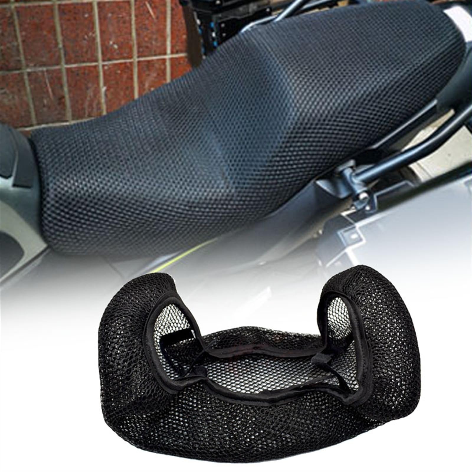Motorcycle Mesh Seat Cover Cushion Guard Heat Insulation Breathable Sun-proof Net Accessories For Kawasaki For Versys X300 X 300 For Versys-X 2018 2017