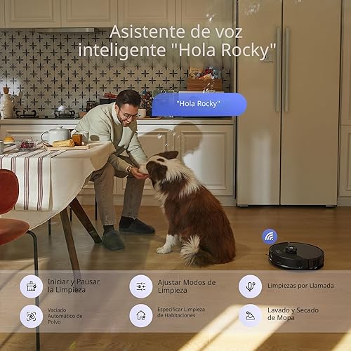 Miniatura 7 de roborock S8 MaxV Ultra Robot Aspirador y trapeador sónico, succión de 10000 Pa, limpieza profunda de esquina a borde, secado automático de aire