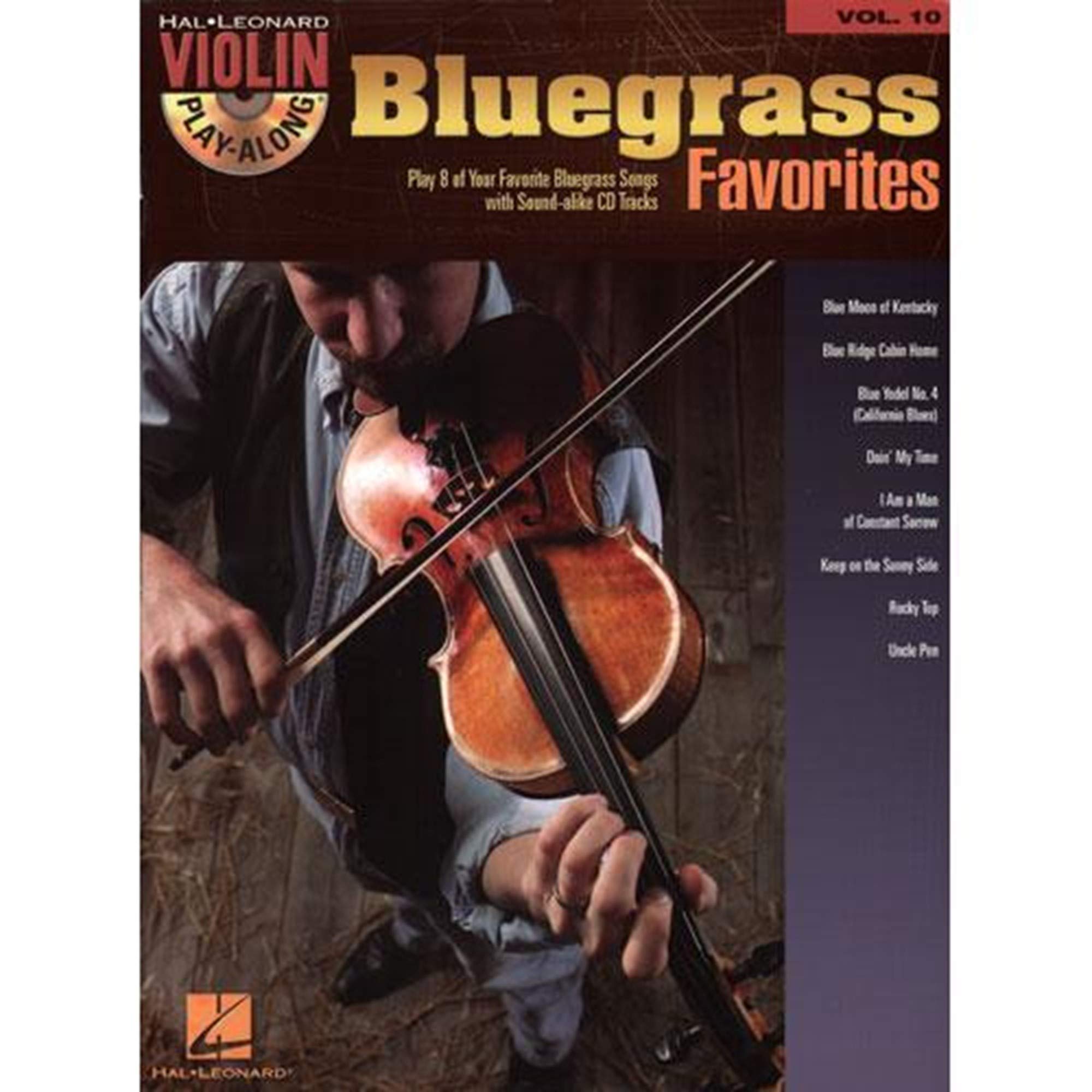 Bluegrass Favorites - Violin Play-Along Volume 10 (Bk/CD) (Hal Leonard Violin Play-Along, 10)