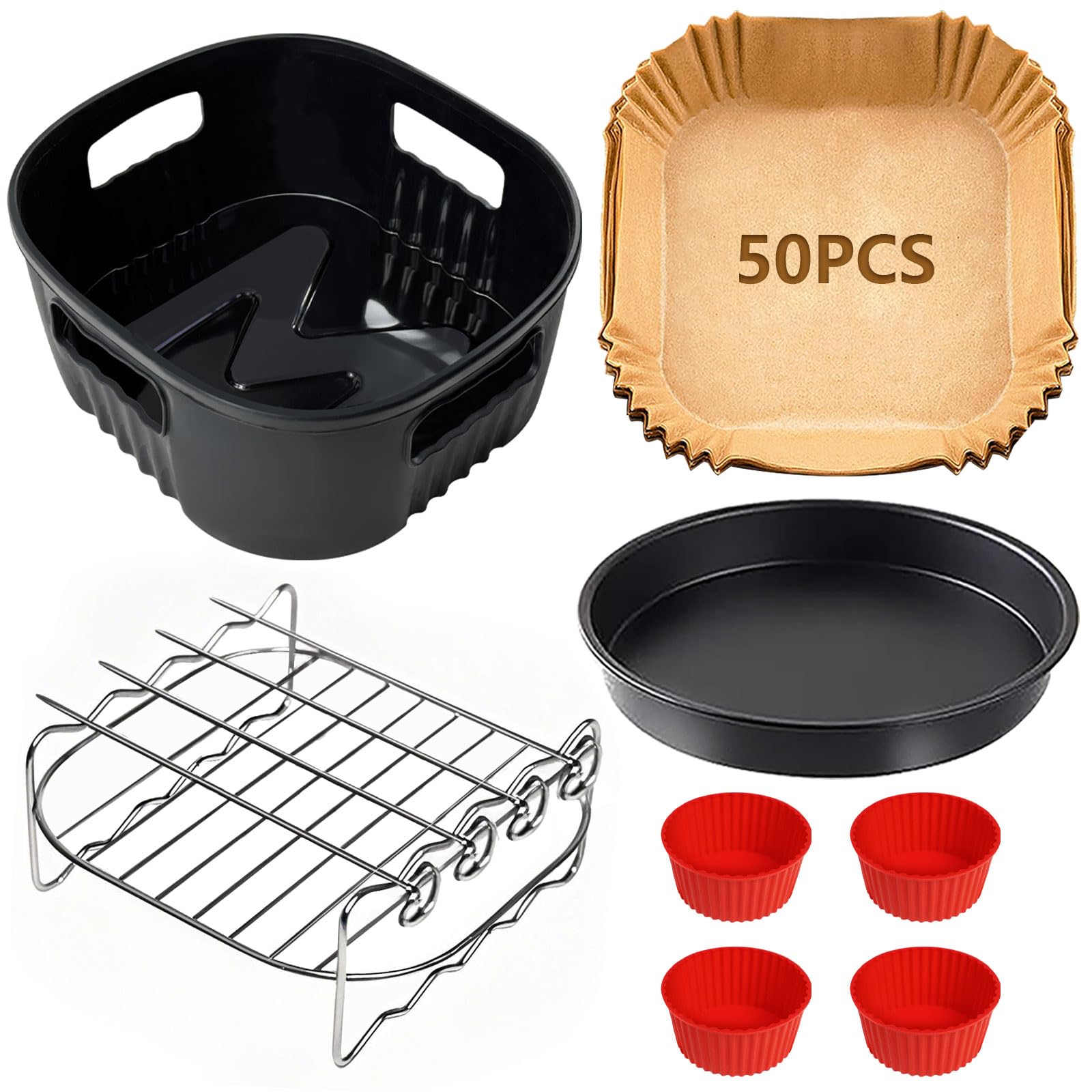 Moule silicone Air Fryer Philips 4,1L réutilisable et sain