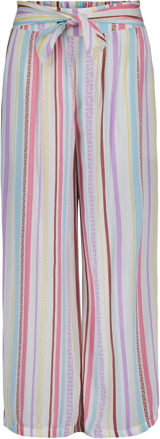 Roxy Girls' Wide Leg Crinkle Crepe Lightweight Bali Pant