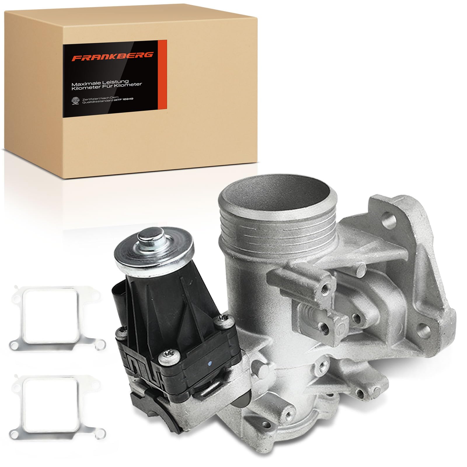 Frankberg Válvula EGR 36000998 | Compatible con: S80 II 124, V40 Hatchback 525, S40 II 544, C30 533, XC60 156, V50 545, V60 I Cross Country 157