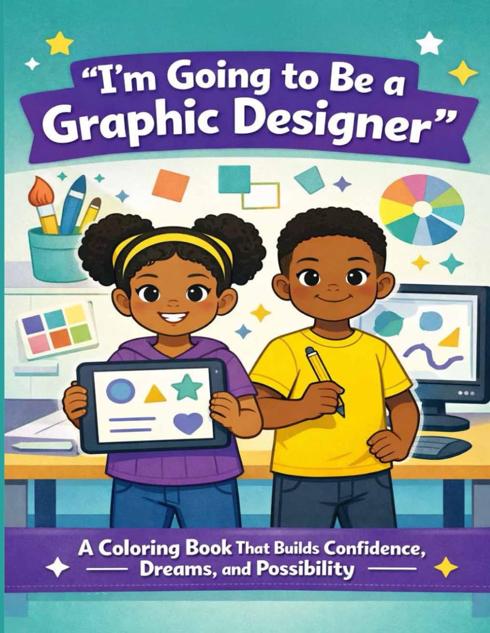 I’m Going to Be a Graphic Designer: A Coloring Book That Builds Confidence, Dreams, and Possibility