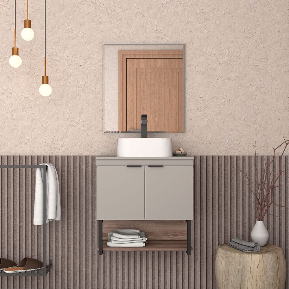 COZIMAX Vanity SALVIA 24" Floating Bathroom Vanity and Cultured Marble