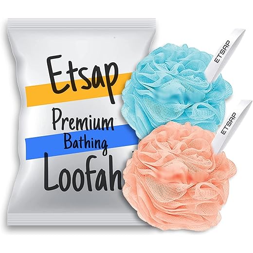 ETSAP Dual-Pack Loofah - Color Variation