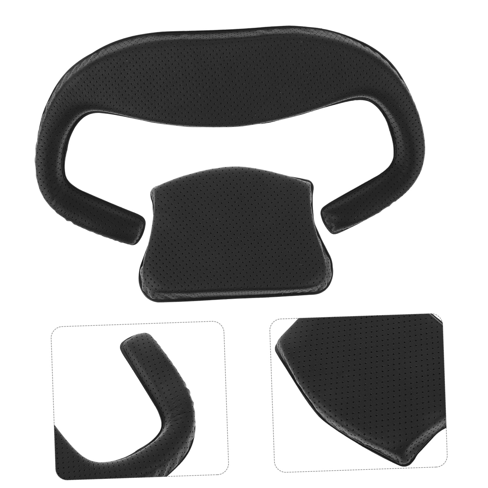 Gadpiparty 3sätze Crystal Vr Augenmaske Atmungsaktives Schweißfestes Gesichtspad Für Vr-Brillen Weich Und Hautfreundlich Ergonomisch Für Komfortable Passform Zubehör Für Gaming-headsets