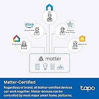 Vista 3 de TP-Link Tapo Enchufe inteligente Mini, compatible con Matter, compatible con Alexa, Google Home y Samsung SmartThings, monitoreo de energía, 15A