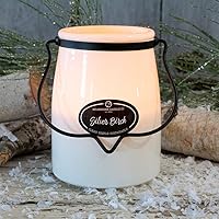 Vista 2 de Milkhouse Candle Company - Silver Birch - Colección Creamery - Velas de soja con mecha de algodón de 22 onzas con cera de abejas - Largo tiempo