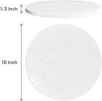 Vista 3 de Molde para tartas de 10 pulgadas (redondo, cuadrado), (negro, blanco), (borde suave, borde ondulado)