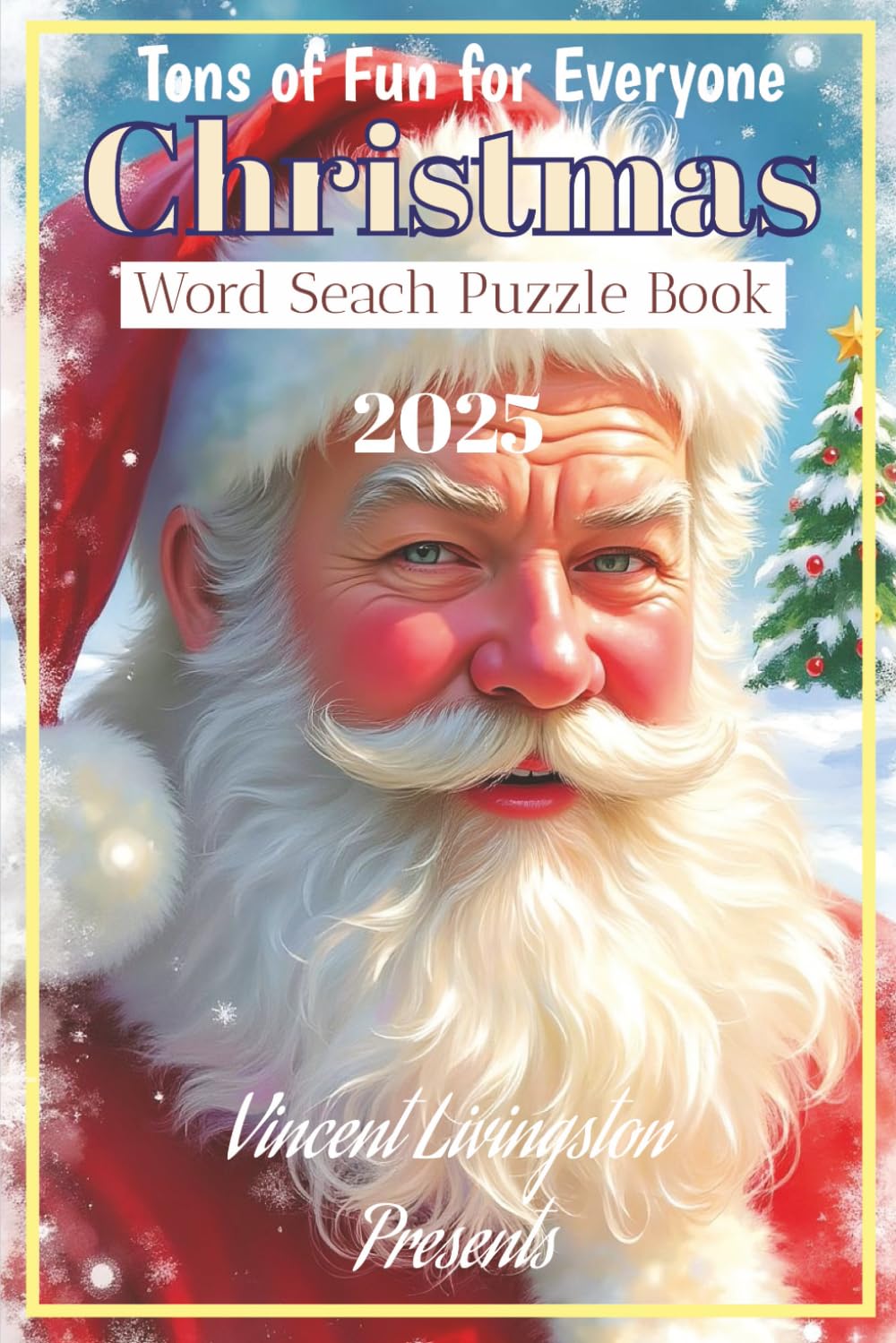 2025 Christmas: Word Search Puzzle Book