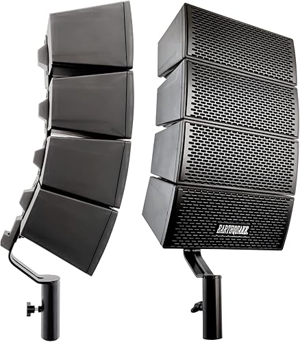 Miniatura 2 de Earthquake Sound DJ-Array Gen2 - Sistema de altavoces Line Array de 4 x 4 pulgadas, juego de 2, color negro