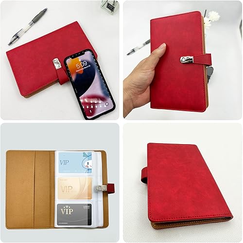 Miniatura 3 de 108 ranuras para tarjetas de visita, organizador de crédito, tarjetas de crédito de negocios, regalo y tarjetas VIP, cartera para hombres y mujeres