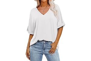 Oversized V Neck T-Shirts: Perfect for Comfortable & Stylish Summer Outfits 2024