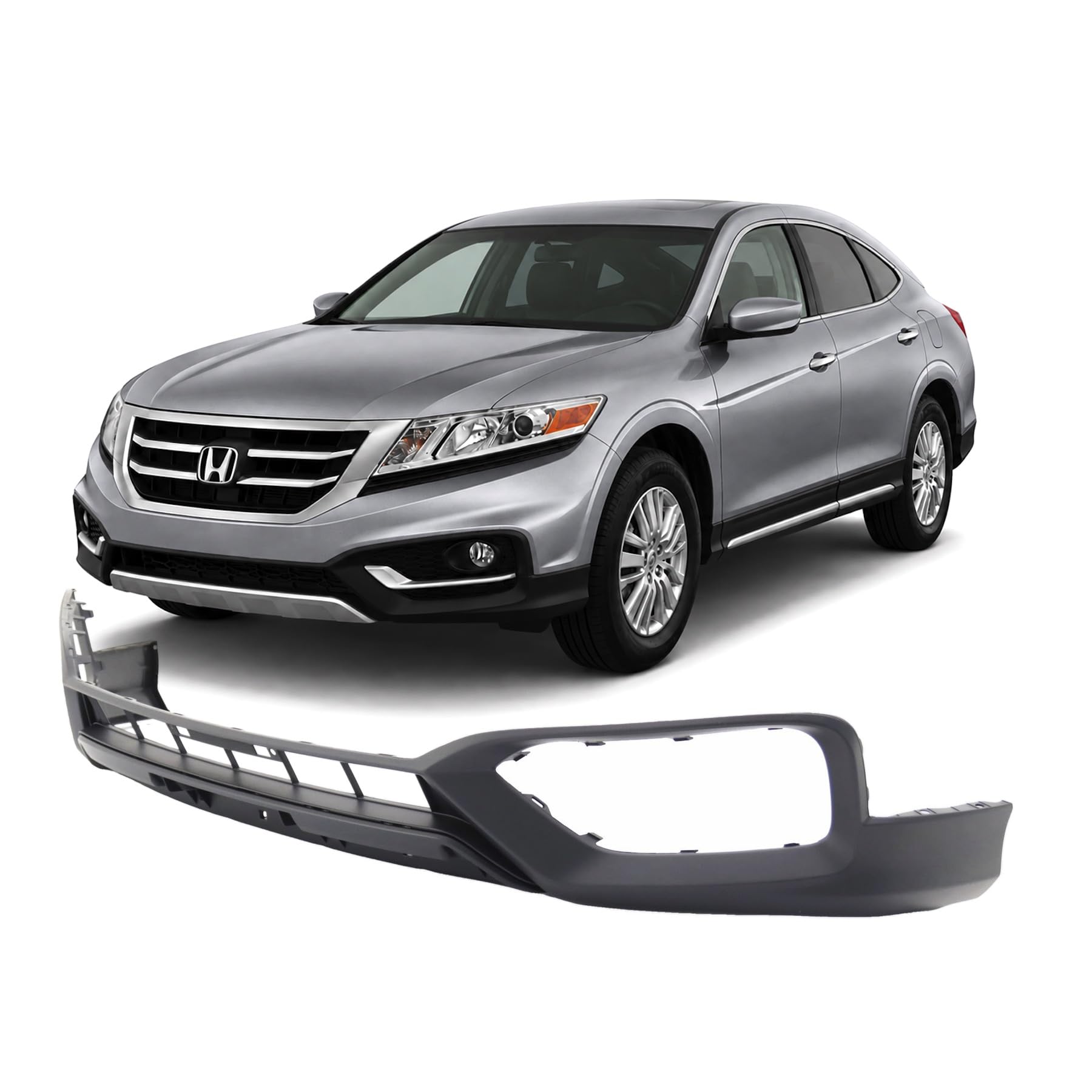 FitParts Compatible with Honda Crosstour 2013–2015 Front Lower Bumper Cover