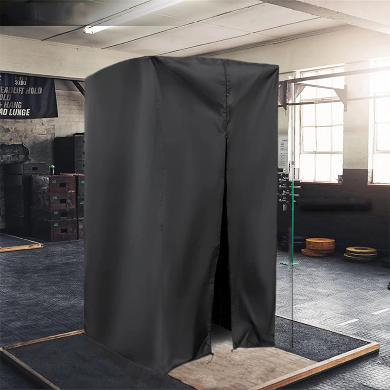 Workout Towerr Cover - Home Gym Station Shield Wrap | Waterproof Dust Resistant Fitness Frame Protector, Exercise Equipment Sleeve for Pull Up Barr Stand and Training Rig