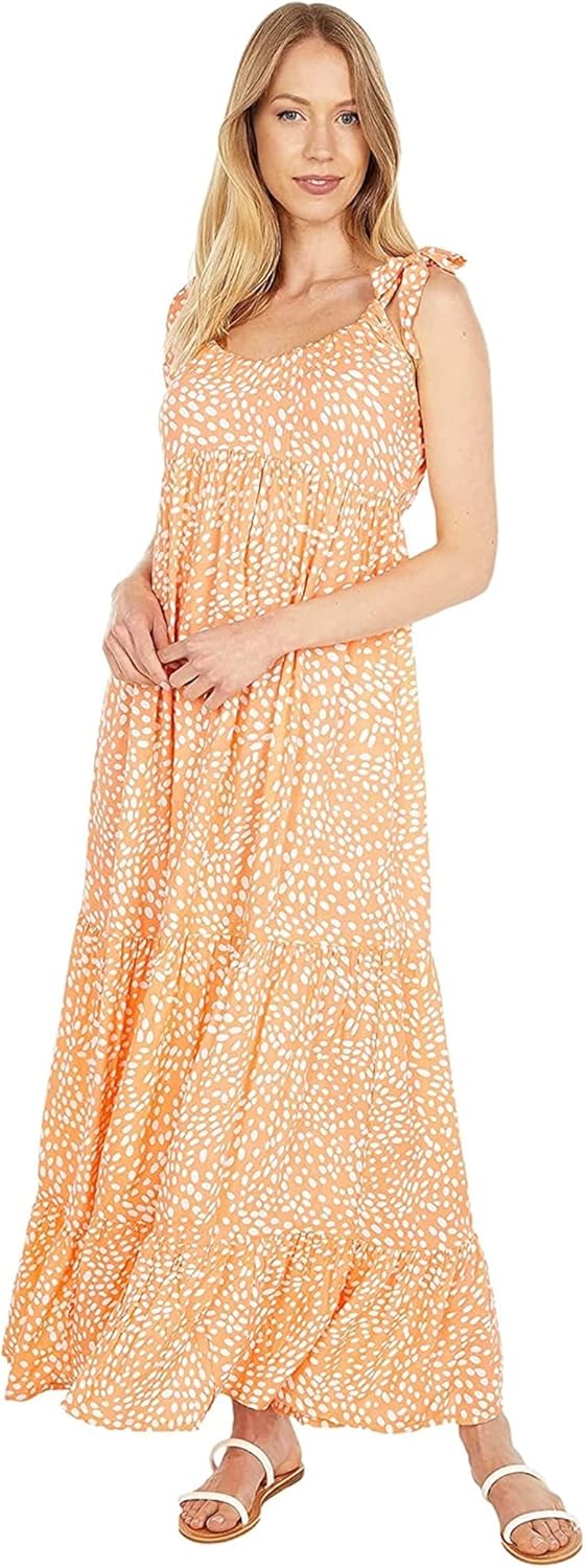 Hurley Womes Tiered Maxi Dress