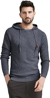 Duohropke Hooded Pullover Men's Hoodie Sweatshirt Plaid Sweat Jacket with Hood Autumn Top Blouse Sport Fitness Training Basic Pullover Long Sleeve Hoodie