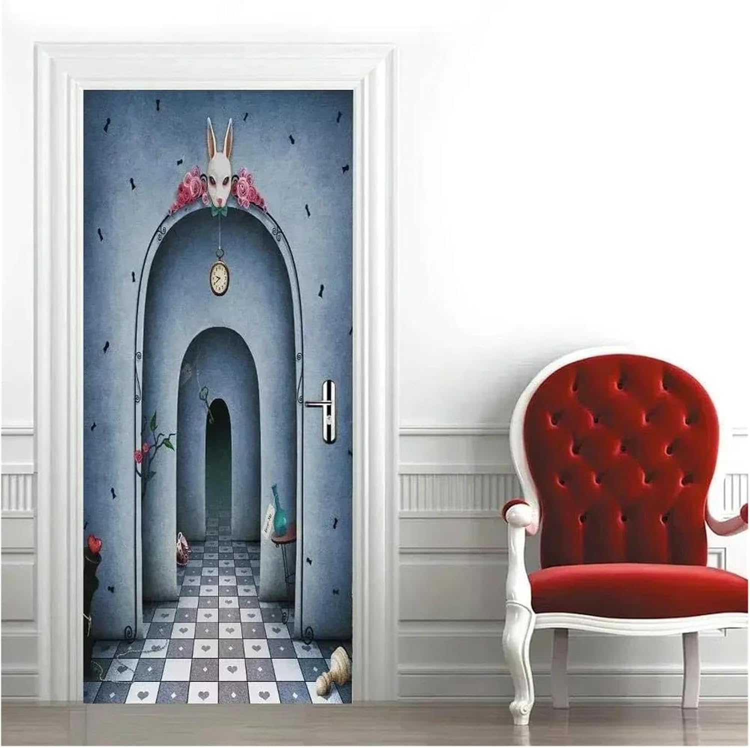 木版 画家 井上勝江 白い花 木版画 版画 絵画