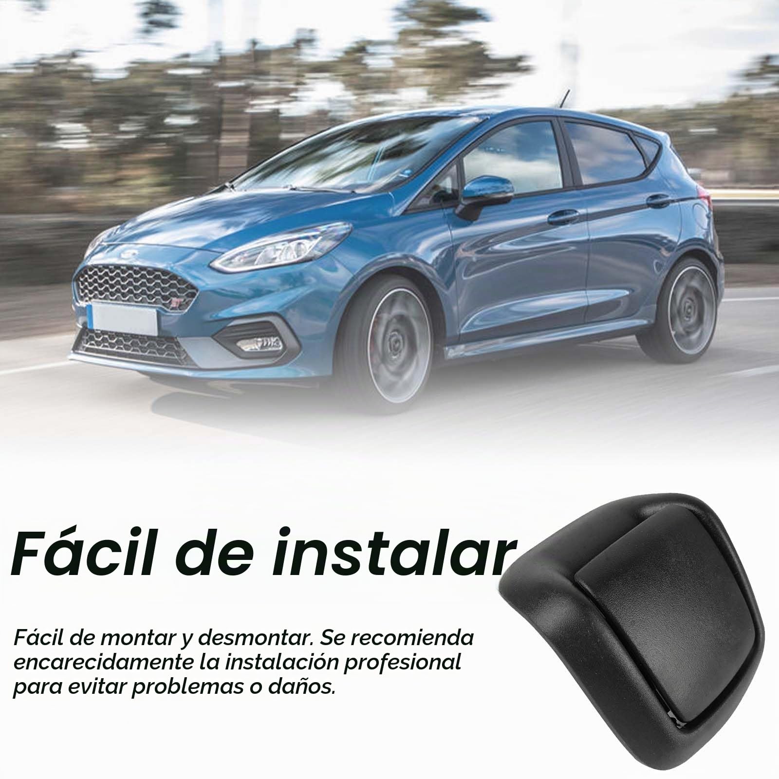 Cable de inclinación del asiento con cable de control, asa de inclinación, cable de control, cable de control para Ford Fiesta MK6 2002-2012, asiento delantero, palanca de inclinación, palanca de