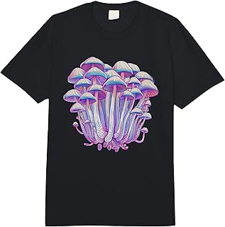 Enoki Mushrooms Synthwave Comfort Colors Adult Heavyweight T-Shirt