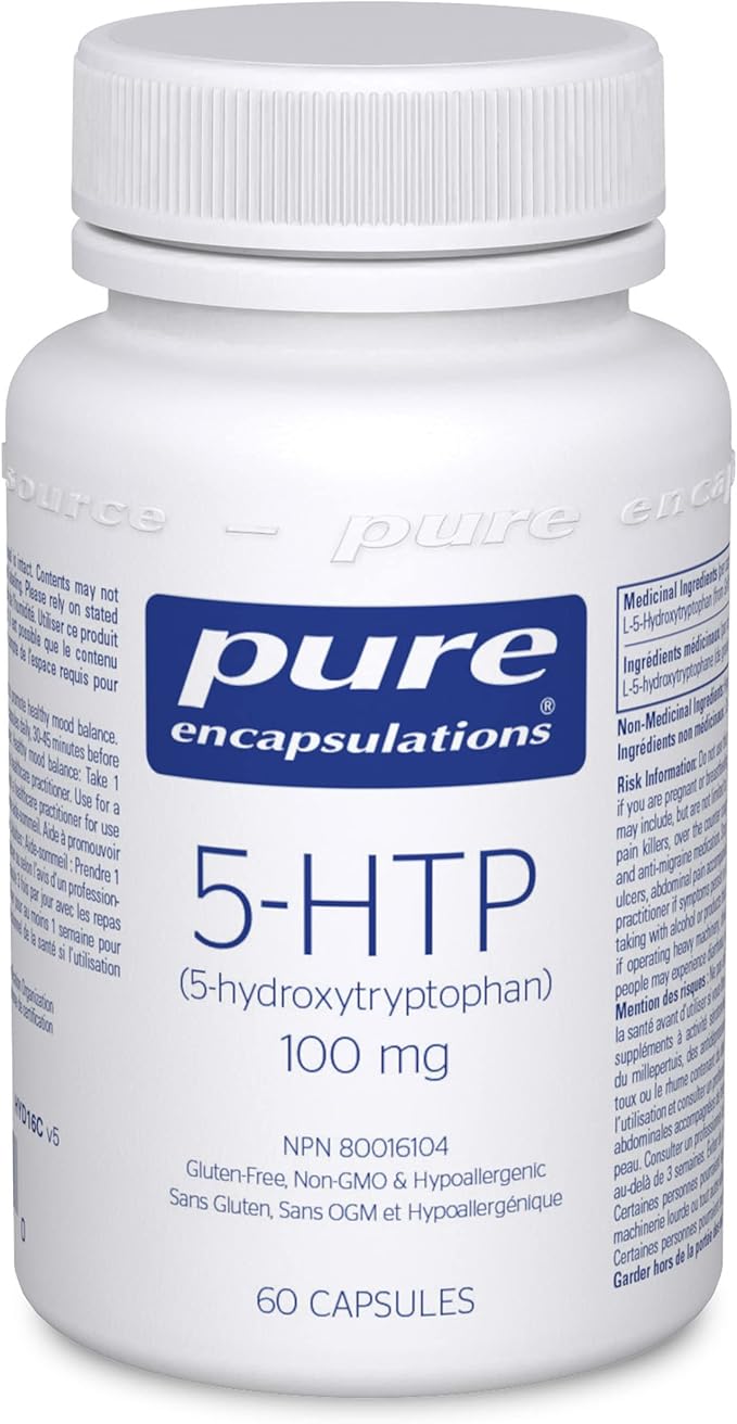 Pure Encapsulations 5HTP Features PlantDerived 5HTP to Support Healthy Mood Balance 60