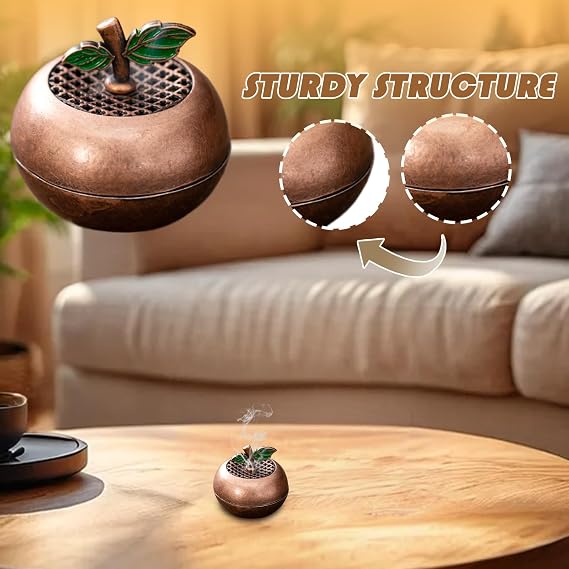 Incense Holder for Cones | Incense Burner with New Chinese Design | Aromatherapy Box Fragrance Diffusion Air Purification Ornament for Home Bathroom Meditation Yoga Garden