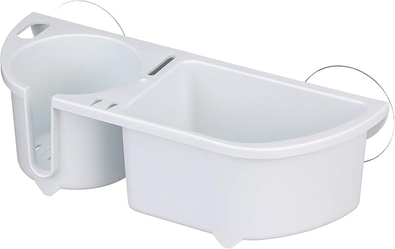 Seachoice Cruisin' Caddy, UV-Resistant Marine Boat Beverage and Item Organizer, White