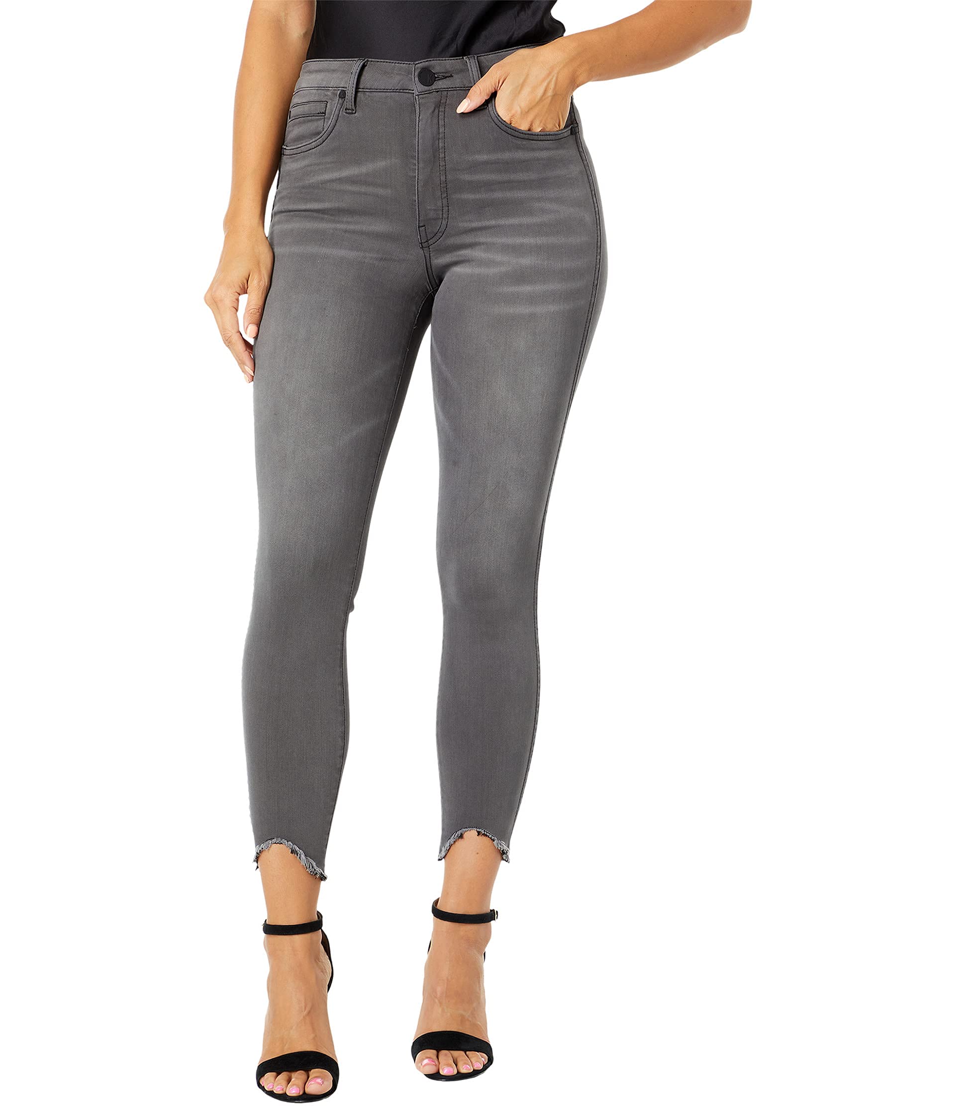 KUT from the Kloth Connie High-Rise Fab Ab Ankle Skinny Jeans