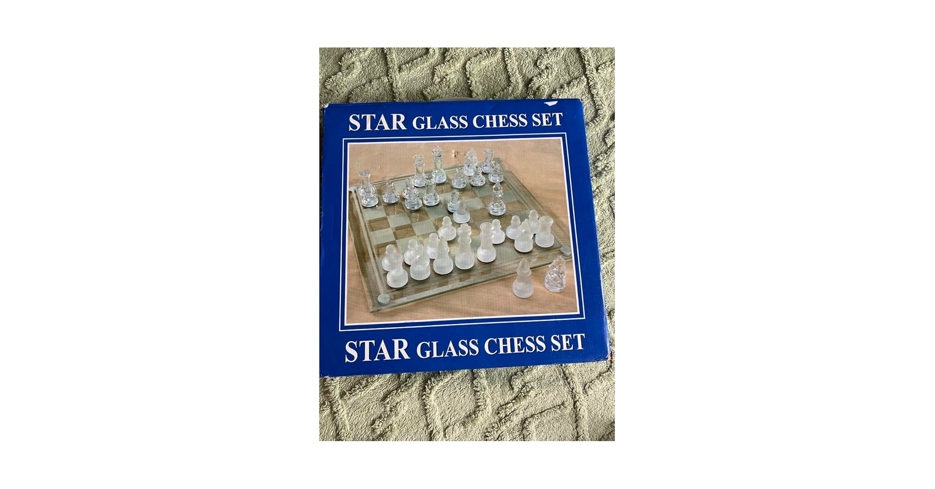 Amazon | Star Glass Chess Set 35x35 cm ZDKHKXQB | チェス