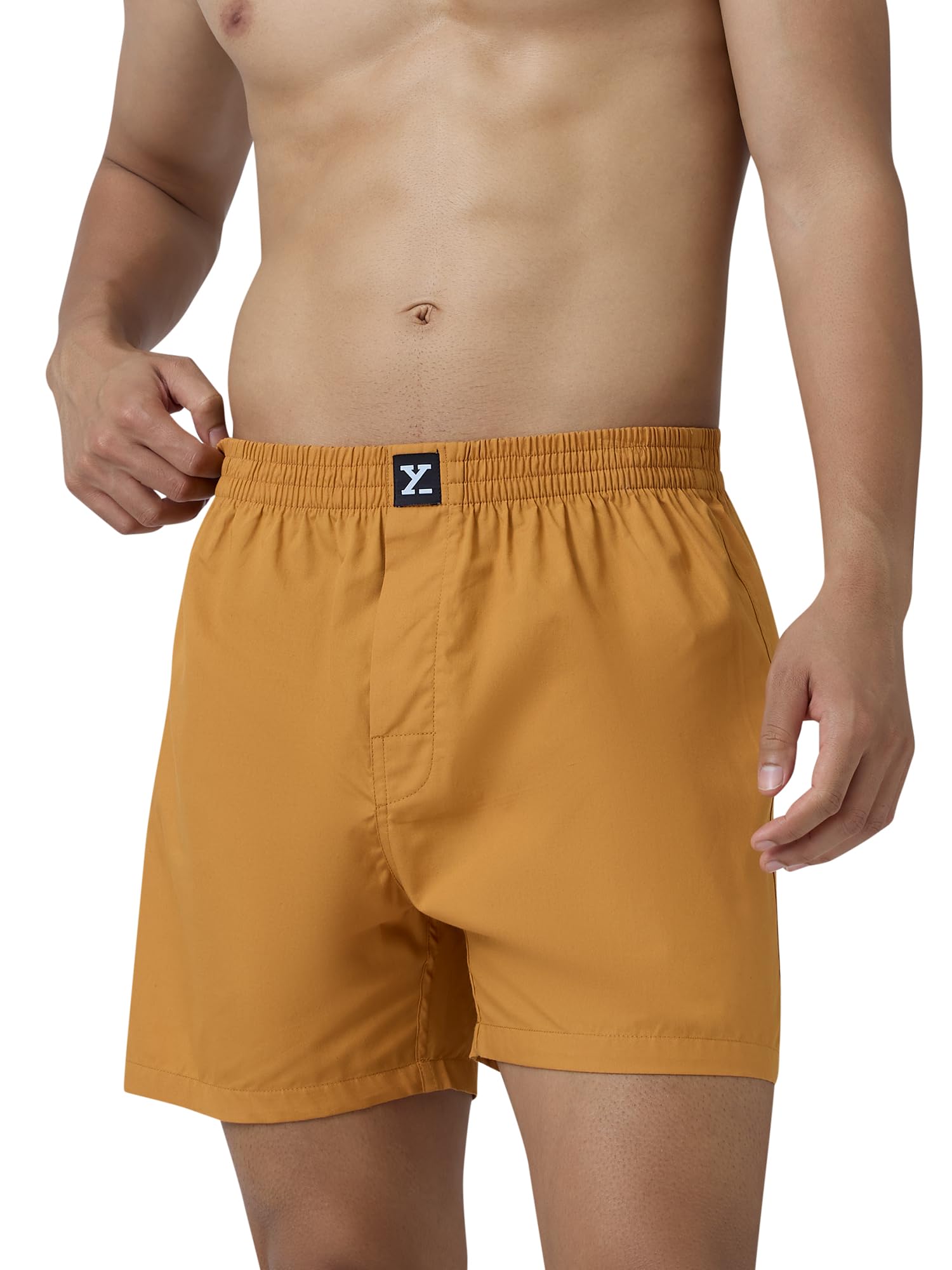 XYXX Men's Super Combed Cotton Regular Fit Inner Boxer with No Mark Waistband & Back Pocket