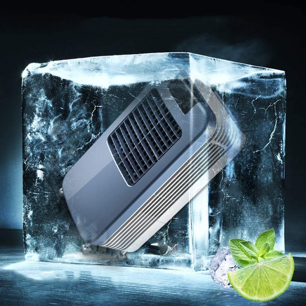 Evaporative Cooler Outdoor Indoor Portable Evaporation Air Conditioning Remote Control Quiet Air Cooler Carbon Dust Filter Humidifier Whole Room Blue 38 x 22 x 16 Inch
