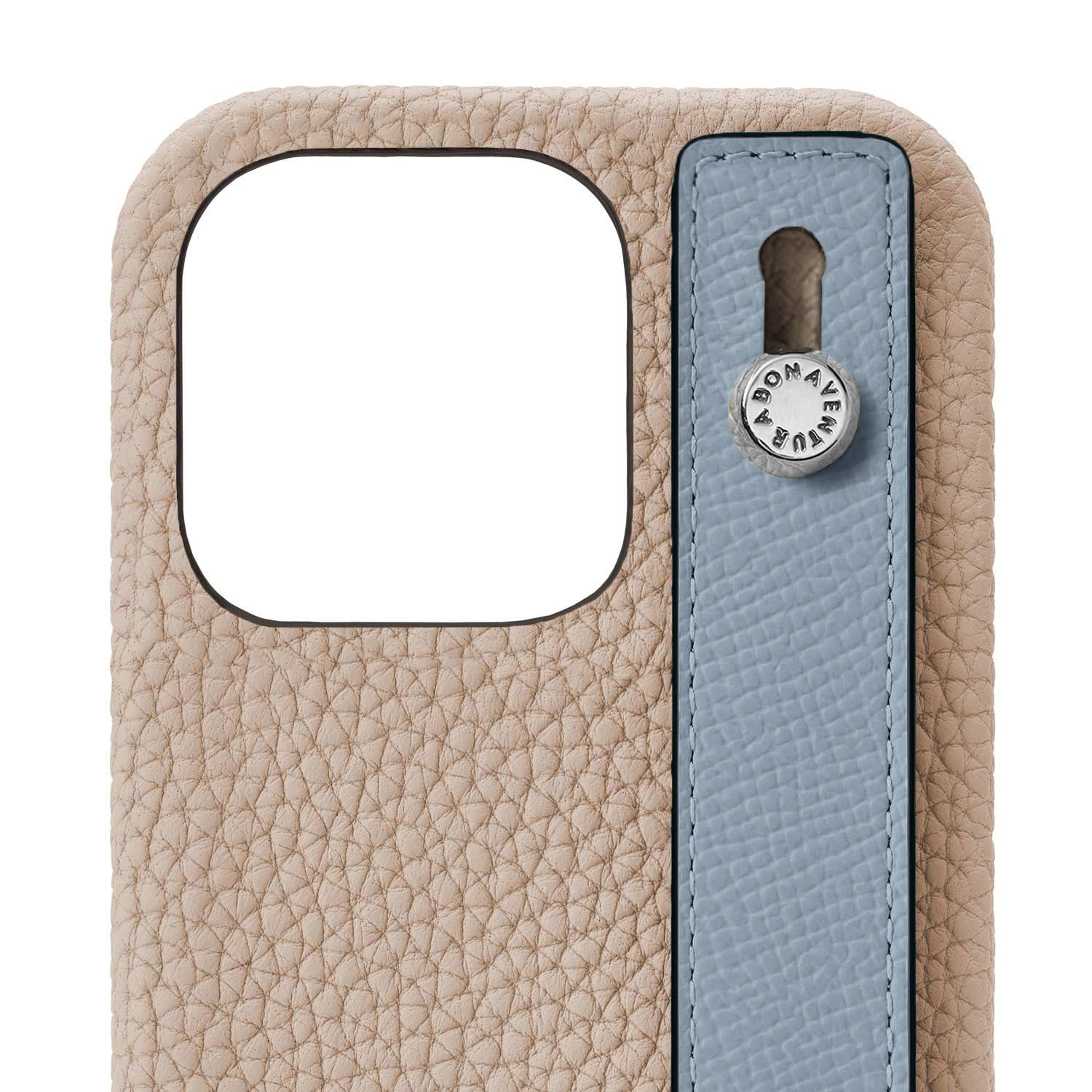 ボナベンチュラ iPhone14Plus グレージュ ブルーリン スマホケース Amazon.co.jp: 【ボナベンチュラ】(for iPhone 14 Pro) ハンドル付き