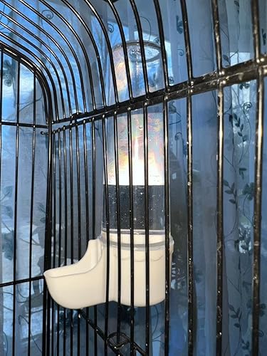 Miniatura 9 de 4 uds Pet Bird Comederos automáticos de agua para bebederos dispensadores de tubo colgante Juego de 4 pinzones canarios 4 oz 3.4 fl oz