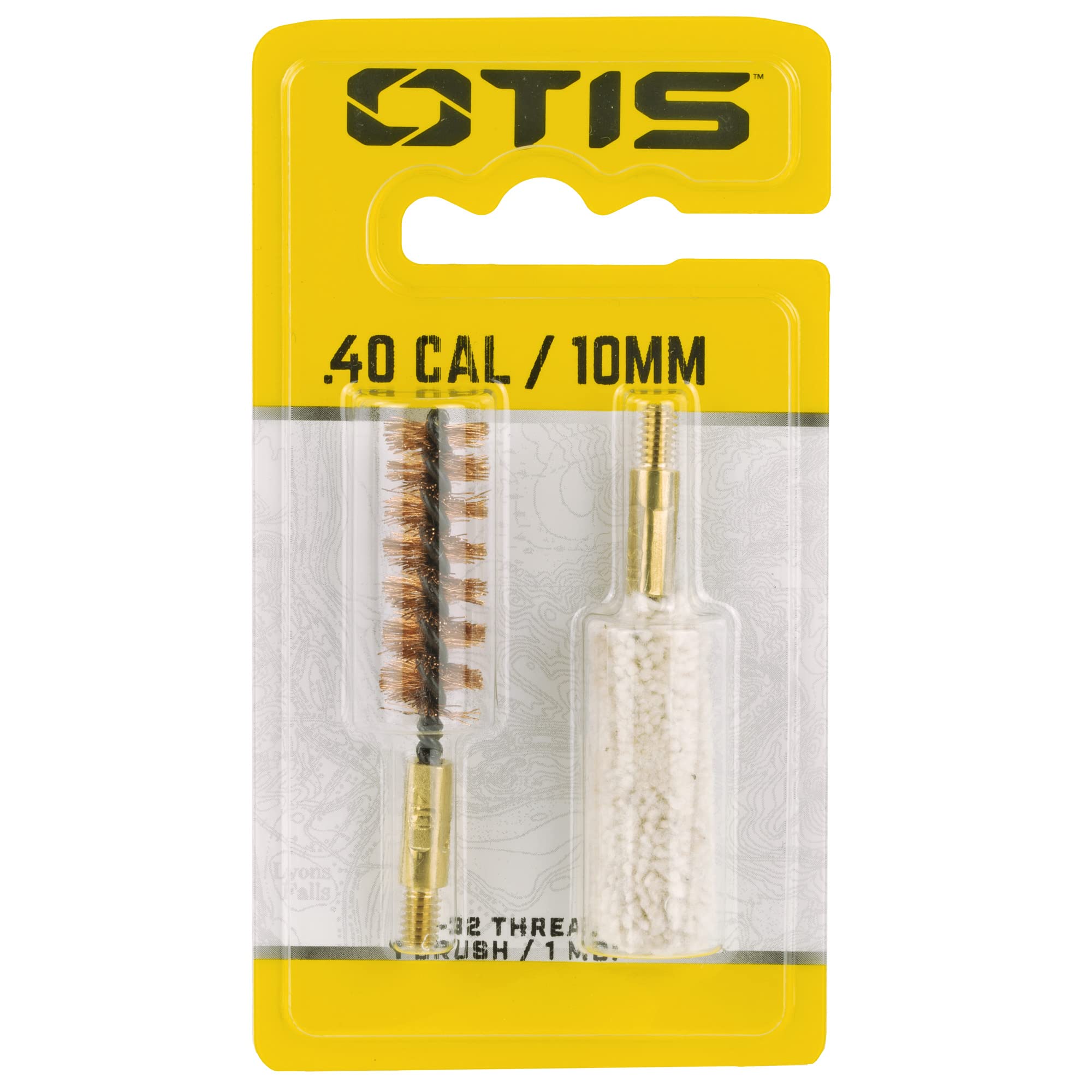 Otis - New - 10MM/ .40 Caliber 1 Brush and 1 Mop Combo Pack