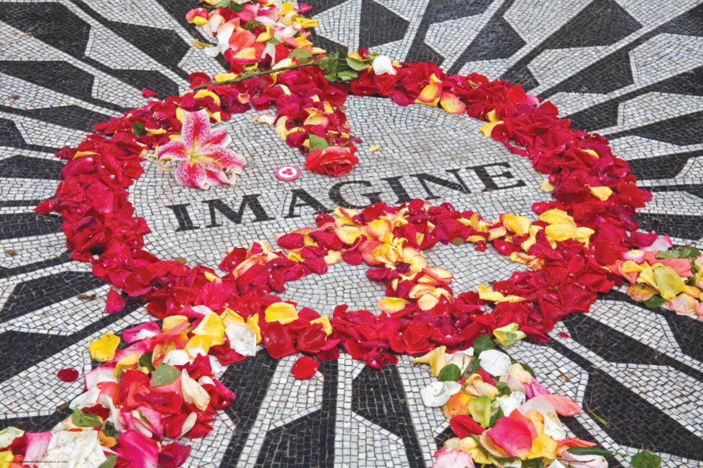 Amazon.co.jp: Imagine Peace花Memorabiliaジョン・レノン、The