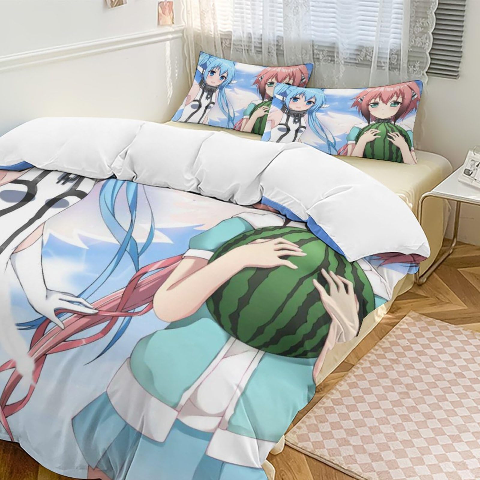 Amazon｜布団カバー シングル・3点セット そらのおとしもの イカロス
