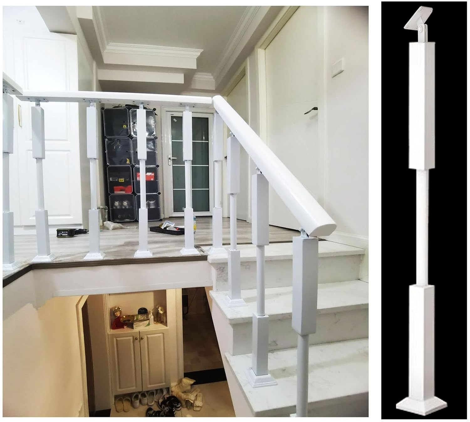 Amazon.com: SRNSAEB 28 32 36 40 44 48 Inch Tall Railing Spindle Column ...