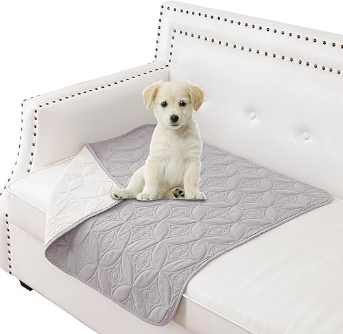 Miniatura 28 de Manta impermeable para perros, 30x30 pulgadas, fundas pequeñas para sofá, silla y cama para mascotas; protector para muebles lavable y reversible -