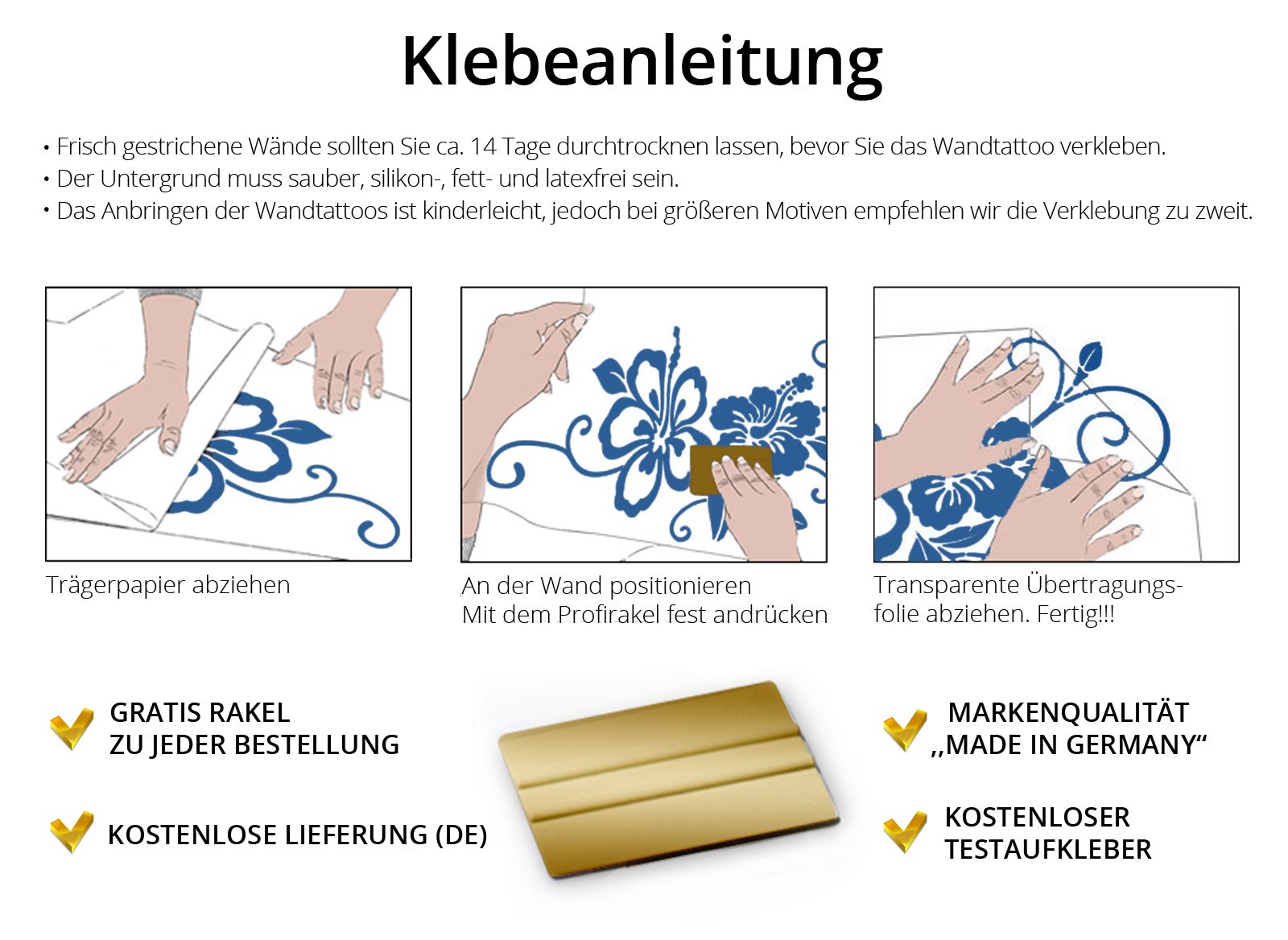 Wandtattoo XXL Birkenstämme I schwarz (BxH) 267 x 250 cm I Birke Vögel Bäume Blätter Tieren Flur Aufkleber Wohnzimmer Wandsticker Wandaufkleber W3327
