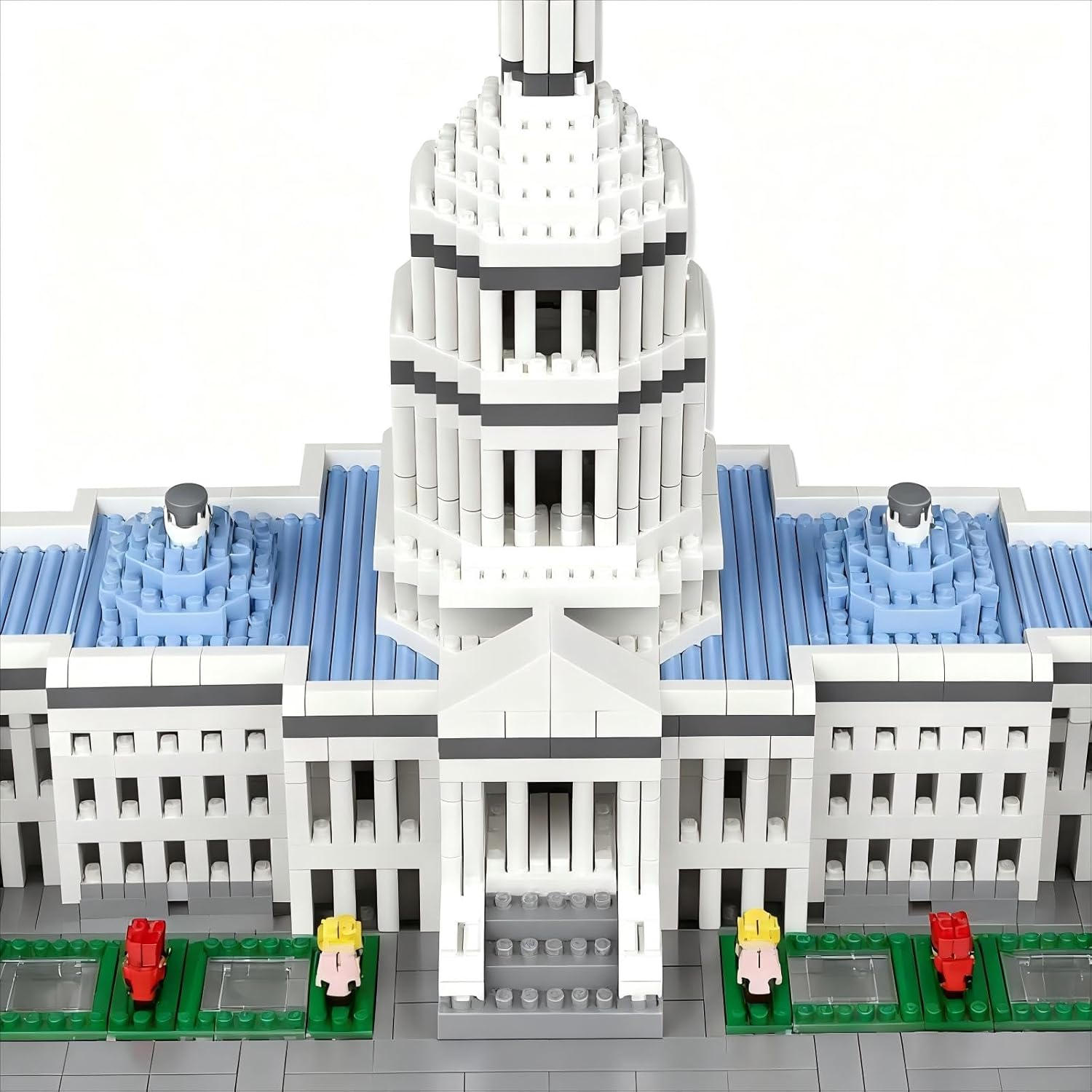 Micro Mini Building Block Sets for Adults, No Compatible with Lego, Green Capital Famous Landmark Building Moldel for Home & Office Decor, MOC 3D Creative Model Gifts for Christmas