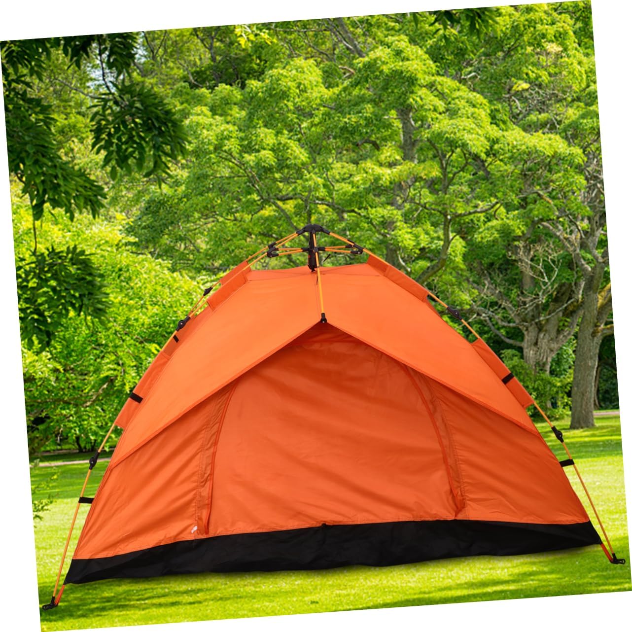 Yardwe Automatic Tent Oxford Cloth Rod Portable Camping Supplies Travel Canopy
