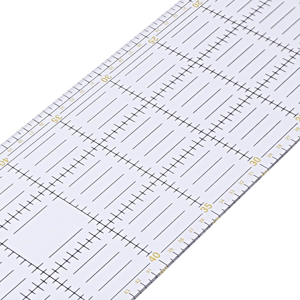 30/45 / 60cm Quilting Cucito Patchwork Righello Utensile da Taglio Spesso Trasparente Fai da Te