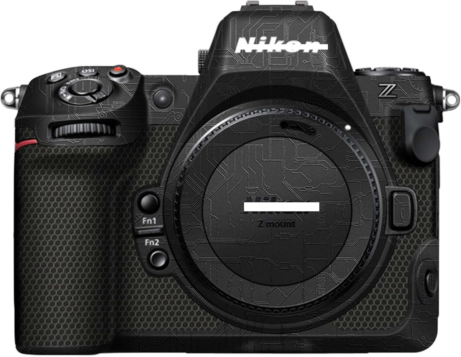 ZZQ&CCF Mebont Camera Cover Skin Sticker for Nikon Z8 Anti-Scratch Camera Body Skin Cover Film #Circuit Black