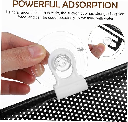 Miniatura 3 de IMIKEYA Cortinas opacas temporales portátiles con ventosa para ventana trasera de la casa, cortina de protección solar para automóvil, cortina de